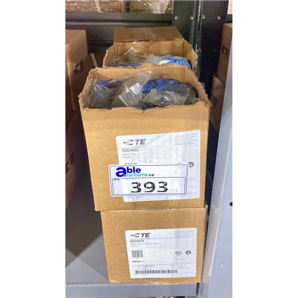 6 BOXES OF TE CONNECTIVITY 600403 AMPACT TAP CONNECTORS QTY 25 PER BOX