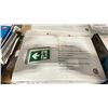 Image 2 : 12- THERMOPLASTIC RUNNING MAN SAFETY EXIT LIGHTS/SIGNS