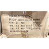 Image 2 : 6 CASES OF 4" SQUARE ELECTRICAL BOXES WITH BRACKET