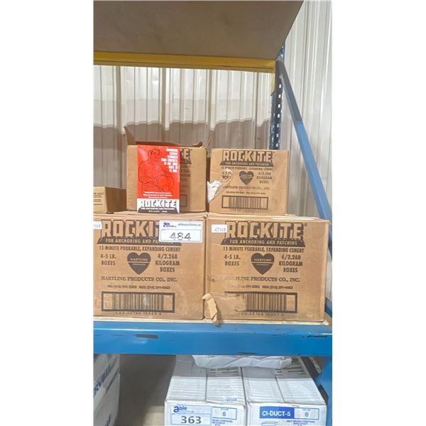 12 CASES OF ROCKITE ANCHORING AND PATCHING CEMENT