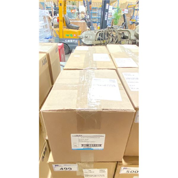 3 CASES OF OB 2014 ALUMINUM H-TYPE COMPRESSION CONNECTORS 500 PER CASE