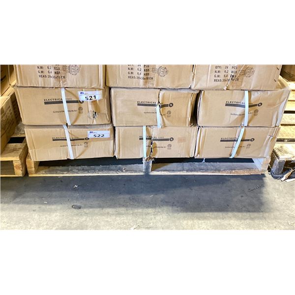 9 CASES OF GANGABLE DEVICE BOXES ITEM NO. 3104-KSSX