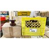 Image 1 : 1 BOX & CRATE OF PPC INSULATORS CERAMIC SPOOL INSULATORS PART NO. 5101BROWN