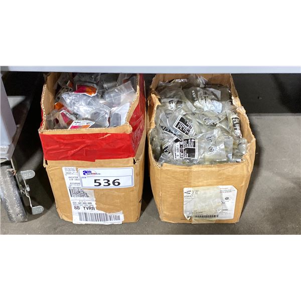 2 BOXES OF TE MINIWEDGE CONNECTIVITY CONNECTORS (MODEL: 83592-6 & 83447-5)