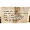 Image 2 : 6 CASES OF 4" OCTAGONAL BOXES WITH CONCENTRIC KOS ITEM NO. 54171-KSSX
