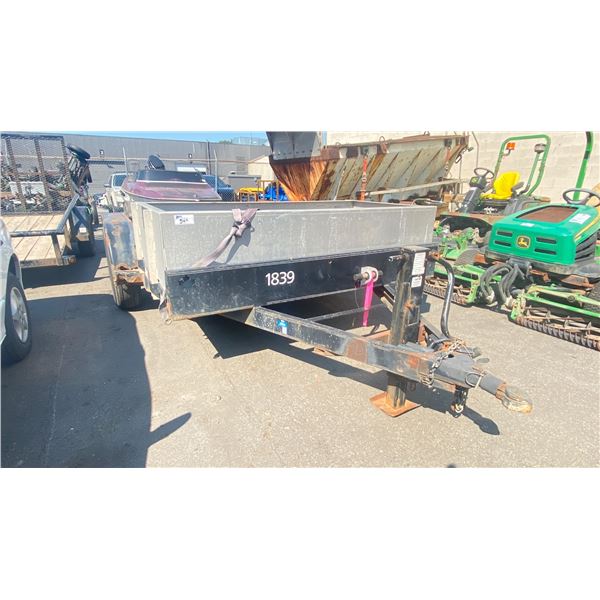 2016 DOUBLE A CUMMINGS ECH107, TANDEM AXLE TRAILER, BLACK VIN 2DACC2252GT018303