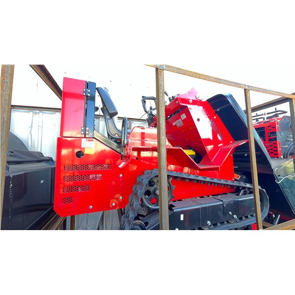 2025 AGT INDUSTRIAL SDA-140T(Z) GAS POWERED RUBBER TRACK RIDE ON MINI SKID STEER WITH ATTACHED