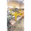 Image 2 : PAIR OF INDUSTRIAL WORK TABLES DIFFERENT SHAPES AND DIMENSIONS BOTH WITH TWO TABLE VISES ON EITHER
