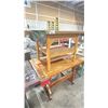 Image 3 : PAIR OF INDUSTRIAL WORK TABLES DIFFERENT SHAPES AND DIMENSIONS BOTH WITH TWO TABLE VISES ON EITHER