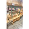 Image 3 : PAIR OF INDUSTRIAL WORK TABLES DIFFERENT SHAPES AND DIMENSIONS ONLY ONE TABLE HAS