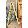 Image 2 : WERNER 6' YELLOW INDUSTRIAL STEP LADDER