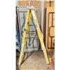 Image 2 : WERNER 6' YELLOW INDUSTRIAL STEP LADDER