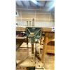 Image 3 : PAIR OF INDUSTRIAL WORK TABLES DIFFERENT SHAPES AND DIMENSIONS BOTH WITH TWO TABLE VISES ON EITHER