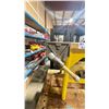 Image 3 : PAIR OF INDUSTRIAL WORK TABLES DIFFERENT SHAPES AND DIMENSIONS BOTH WITH TWO TABLE VISES ON EITHER