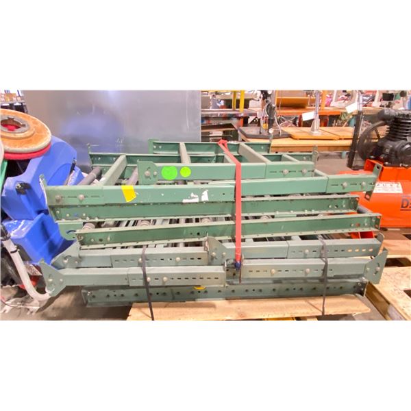 PALLET OF INDUSTRIAL ROLLER CONVEYORS