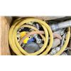 Image 3 : WOODEN CRATE OF ASSORTED AIR TOOL ATTACHMENTS & HOSE
