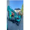 Image 2 : AGT INDUSTRIAL H15(Z) TEAL GAS POWERED RUBBER TRACK MINI EXCAVATOR WITH ATTACHED