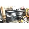 Image 1 : BLACK MULTI-DRAWER TROLLEY TOOL CABINET W/ CONTENTS D18" X W54" X H38" - NO KEY