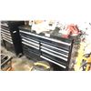 Image 2 : BLACK MULTI-DRAWER TROLLEY TOOL CABINET W/ CONTENTS D18" X W54" X H38" - NO KEY