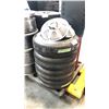 Image 1 : 1965 FORD MUSTANG TIRES AND HUBCAP INCL GOLDEN FURY GFT EL DORADO P195/75R14 MS AND GOOD YEAR