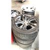 Image 2 : SET OF ROYAL BLACK ACURA WHEELS 225/40R19 MS 100V EXTRA LOAD