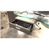 Image 2 : KIDNEY SHAPE GLASS  80" WIDE CUSTOM EXECUTIVE DESK
