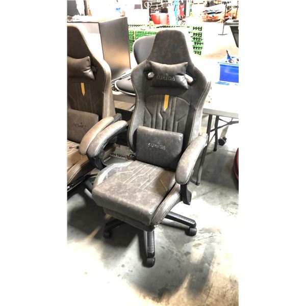 SUKIDA GREY GAMING CHAIR