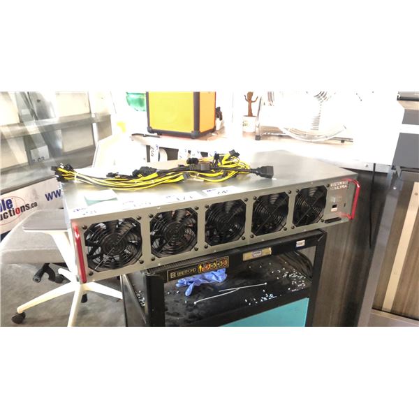 OCTOMINER X12 ULTRA BITCOIN CHASSIS WILL HOLD UPTO 12 GPU'S (GPU NOT INCLUDED)