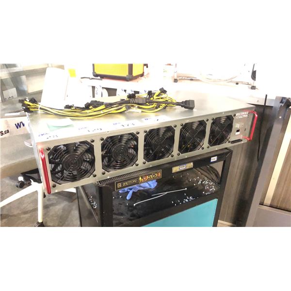 OCTOMINER X12 ULTRA BITCOIN CHASSIS, WILL HOLD UPTO 12 GPU'S (GPU NOT INCLUDED)