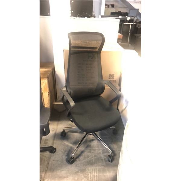 BLACK FX IMPEX MESH HI-BACK REV CHAIR