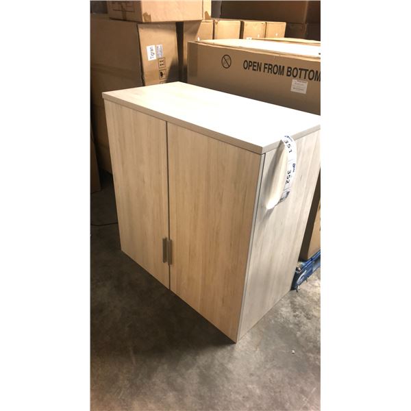 GREY OAK 36" DOUBLE DOOR CABINET