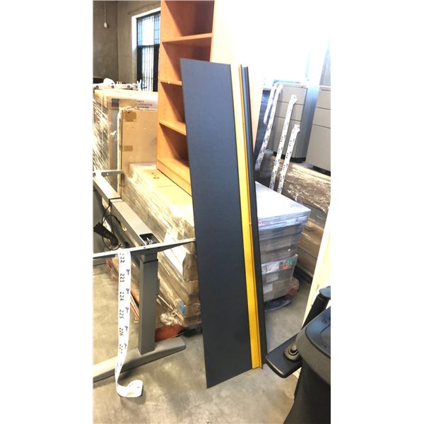3 HDL ZA 39-6014 CH CHARCOAL GREY TACKBOARD 60" WIDTH