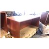 Image 2 : HDL ZA15-7242 BOW FRONT DESK SHELL ZETA SERIES 72" X 42"