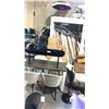 Image 1 : BLACK/CHROME OLUCE COUPE ARCHED FLOOR LAMP