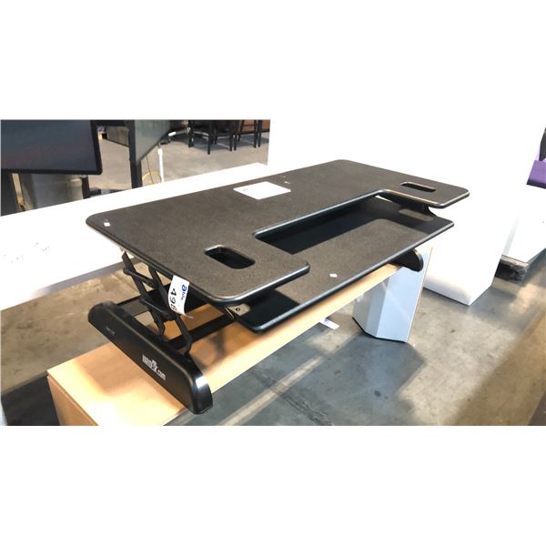BLACK VARIDESK CUBEPLUS 48" STANDING DESK CONVERTER