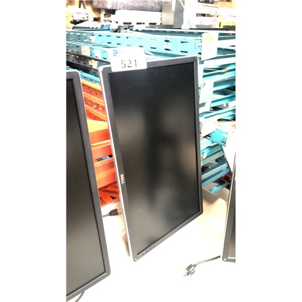 DELL 24" COMPUTER MONITOR CIRCA-2016 W/ POWER CABLE