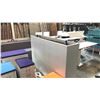 Image 2 : WHITE NON-FIBER GLASS PLANTER/DIVIDER D16" X W72" X H48"