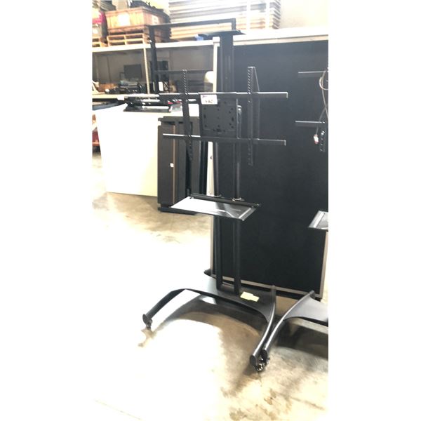 BLACK KANTO MOBILE DISPLAY FLOOR LCD STAND