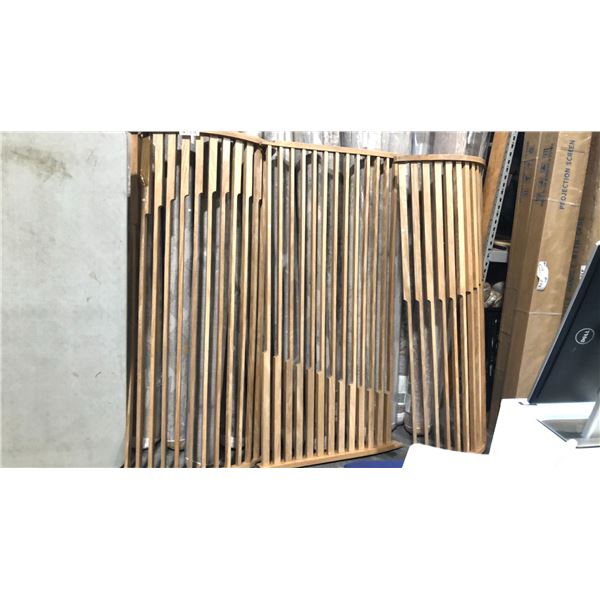 VERTICAL WOODEN DIVIDER D8" X W96" X H72"