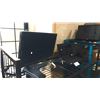 Image 2 : RACK OF MISC ITEMS INCL LENOVO W530 W/ POWER SUPPLY, COMPUTER MONITOR, 12 KEYBOARDS, 4 LAPTOP