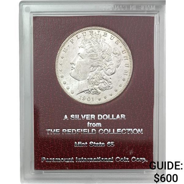 1901-O Morgan Silver Dollar REDFIELD MS65