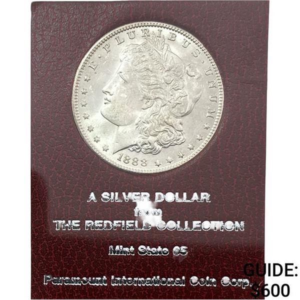 1888 Morgan Silver Dollar REDFIELD MS65