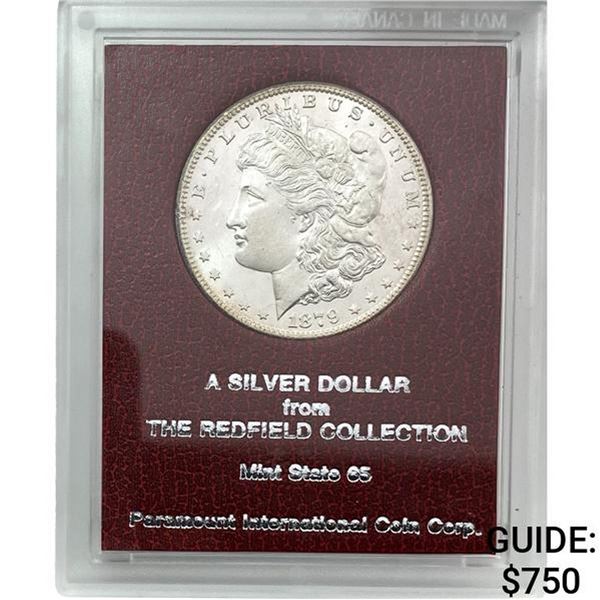 1879-S Morgan Silver Dollar REDFIELD MS65