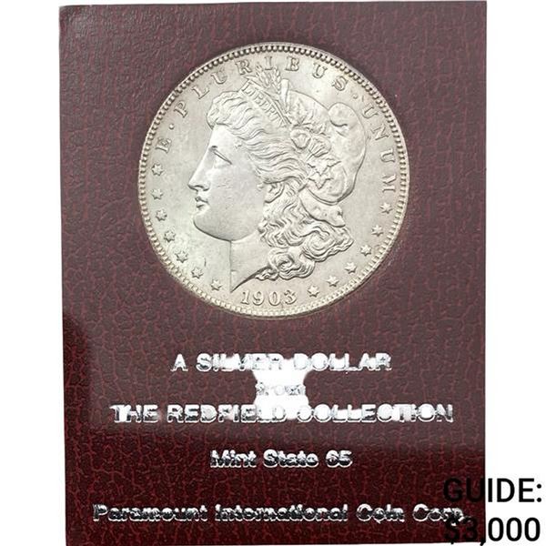 1903-O Morgan Silver Dollar REDFIELD MS65