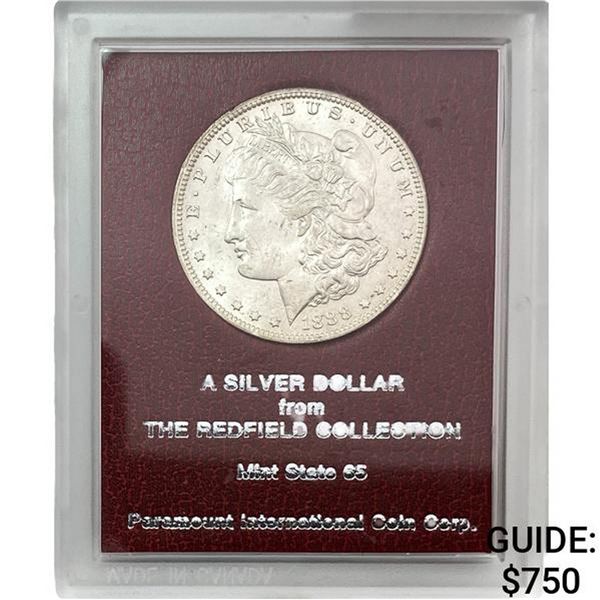 1888-O Morgan Silver Dollar REDFIELD MS65