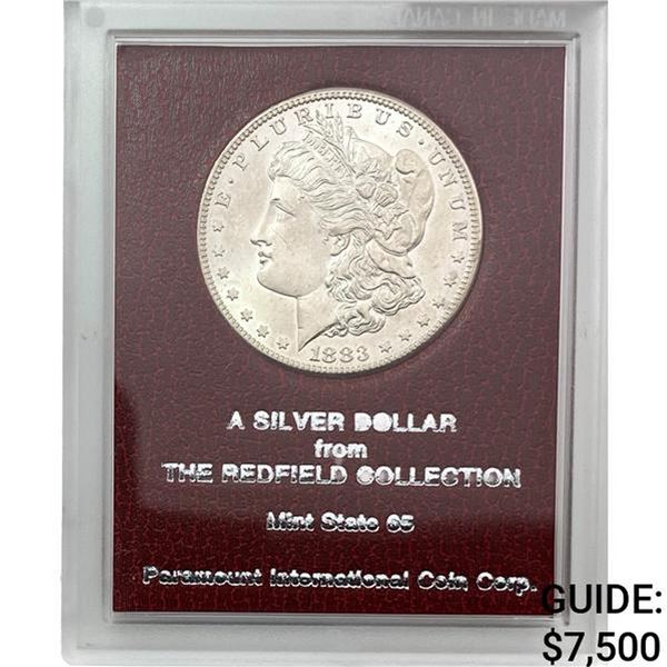 1883-S Morgan Silver Dollar REDFIELD MS65