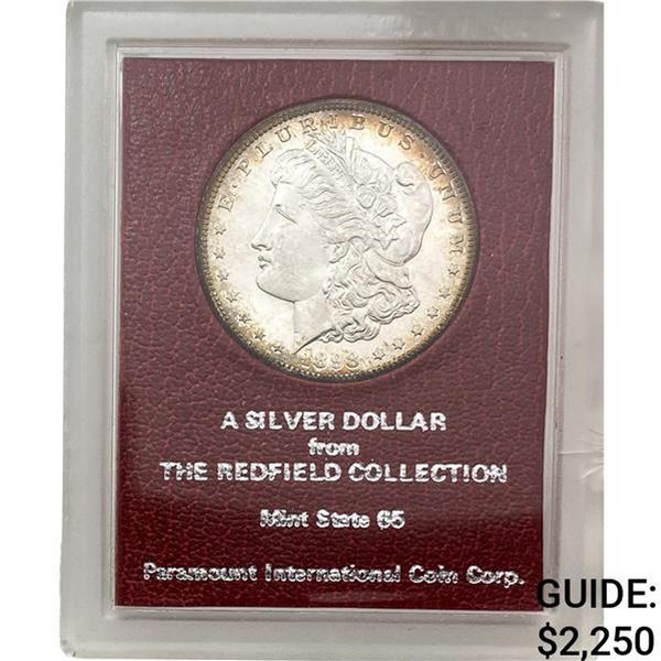 1898-S Morgan Silver Dollar REDFIELD MS65