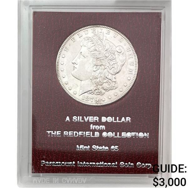 1879-S Rev 78 Morgan Silver Dollar REDFIELD MS65
