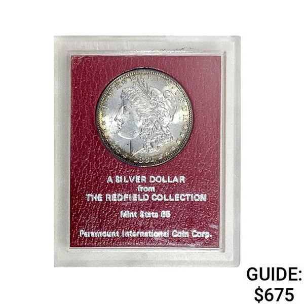 1881-S Morgan Silver Dollar REDFIELD MS65
