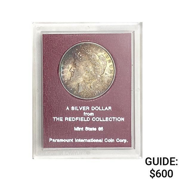 1889 Morgan Silver Dollar REDFIELD MS65